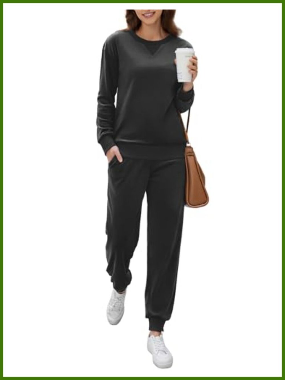 Velvet Pajama Set Long Sleeve Jogger Lounge Tracksuit 2 Piece Sleepwear